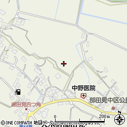 熊本県玉名市天水町部田見周辺の地図