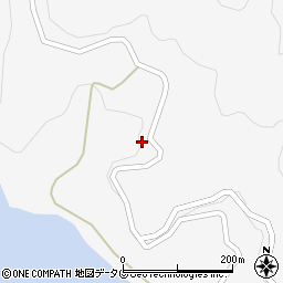 長崎県南松浦郡新上五島町間伏郷846周辺の地図