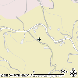 長崎県長崎市琴海村松町1223-4周辺の地図