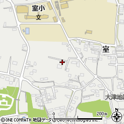熊本県菊池郡大津町室1853-16周辺の地図