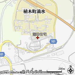 熊本県熊本市北区植木町滴水2313-6周辺の地図