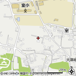 熊本県菊池郡大津町室1853-15周辺の地図