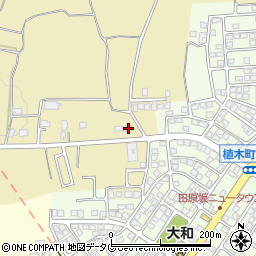 熊本県熊本市北区植木町滴水1646-1周辺の地図