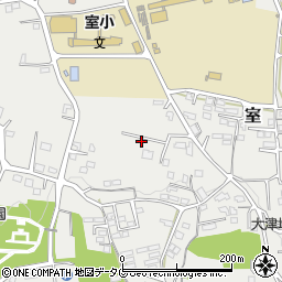 熊本県菊池郡大津町室1853-6周辺の地図