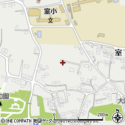 熊本県菊池郡大津町室1853-13周辺の地図
