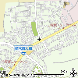 熊本県熊本市北区植木町大和13-10周辺の地図