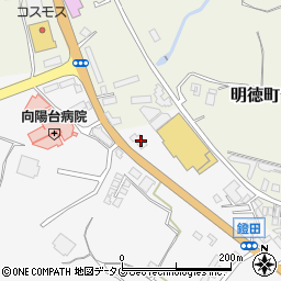 熊本県熊本市北区植木町鐙田1030-1周辺の地図