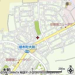 熊本県熊本市北区植木町大和13周辺の地図