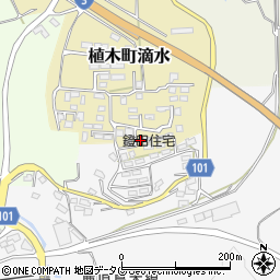 熊本県熊本市北区植木町滴水2313-4周辺の地図