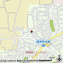 熊本県熊本市北区植木町大和28-6周辺の地図