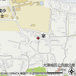 熊本県菊池郡大津町室1901-2周辺の地図