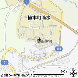 熊本県熊本市北区植木町滴水2315周辺の地図