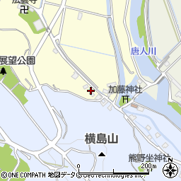 熊本県玉名市横島町大園744周辺の地図