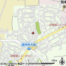 熊本県熊本市北区植木町大和14-9周辺の地図