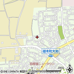 熊本県熊本市北区植木町大和28周辺の地図