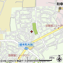 熊本県熊本市北区植木町大和14周辺の地図