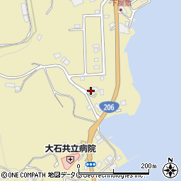 長崎県長崎市琴海村松町166周辺の地図