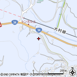 長崎県諫早市下大渡野町1561周辺の地図