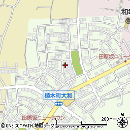 熊本県熊本市北区植木町大和14-7周辺の地図