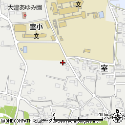 熊本県菊池郡大津町室1834周辺の地図