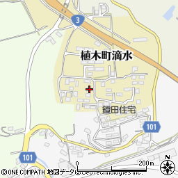 熊本県熊本市北区植木町滴水2299周辺の地図