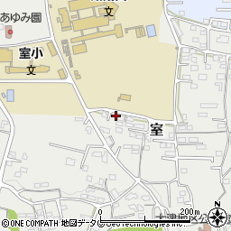 熊本県菊池郡大津町室1876-10周辺の地図