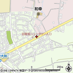 田原坂ニュータウン入口周辺の地図