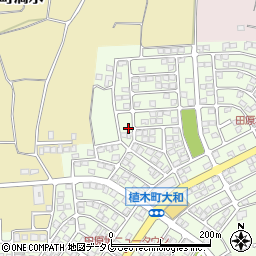 熊本県熊本市北区植木町大和24周辺の地図