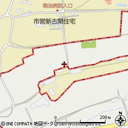 熊本県菊池郡菊陽町原水4815-2周辺の地図
