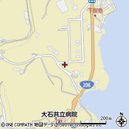 長崎県長崎市琴海村松町175周辺の地図