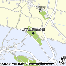 山の上展望公園周辺の地図