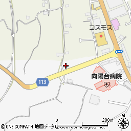 熊本県熊本市北区植木町鐙田1001周辺の地図