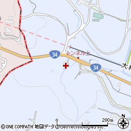 長崎県諫早市下大渡野町1569周辺の地図