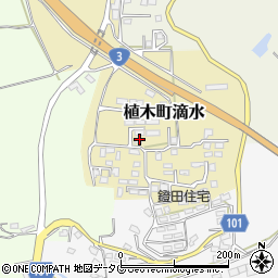 熊本県熊本市北区植木町滴水2297周辺の地図