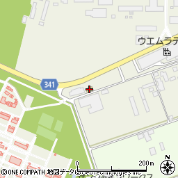 セブンイレブン熊本カントリーパーク前店周辺の地図