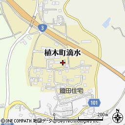 熊本県熊本市北区植木町滴水2292周辺の地図