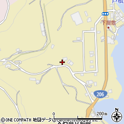 長崎県長崎市琴海村松町118-1周辺の地図