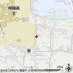 熊本県菊池郡大津町室2081-6周辺の地図