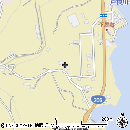 長崎県長崎市琴海村松町116周辺の地図
