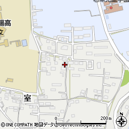 熊本県菊池郡大津町室2078-5周辺の地図