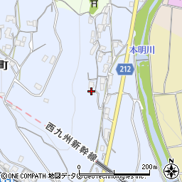 長崎県諫早市下大渡野町2597周辺の地図