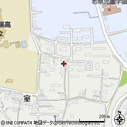 熊本県菊池郡大津町室2078周辺の地図