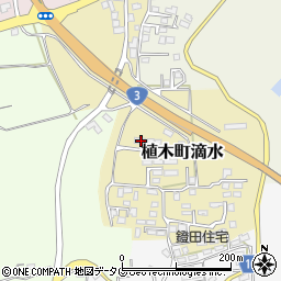 熊本県熊本市北区植木町滴水2278-11周辺の地図