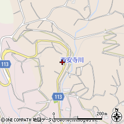 熊本県玉名郡玉東町西安寺1556-40周辺の地図