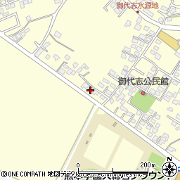 熊本県合志市御代志1810-1周辺の地図