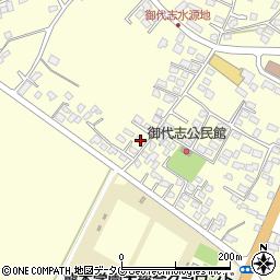 熊本県合志市御代志1820-3周辺の地図