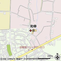 熊本県熊本市北区植木町大和1-2周辺の地図