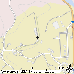 長崎県長崎市琴海村松町64-2周辺の地図