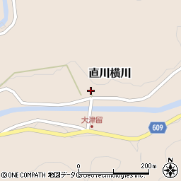 大分県佐伯市直川大字横川949周辺の地図