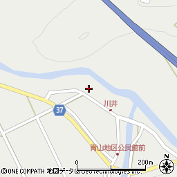 青山簡易郵便局周辺の地図